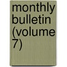 Monthly Bulletin (Volume 7) door New York Chamber of Commerce