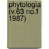 Phytologia (V.63 No.1 1987)