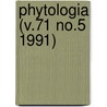 Phytologia (V.71 No.5 1991) door Gleason