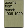 Poems From Punch, 1909-1920 door Walter Brooks Henderson
