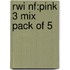 Rwi Nf:pink 3 Mix Pack Of 5