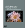 Sale Catalogues (1631-1654) by Inc American Art Galleries