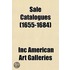 Sale Catalogues (1655-1684)