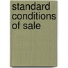 Standard Conditions Of Sale door Frances Silverman