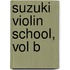 Suzuki Violin School, Vol B