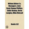 Witton Albion F.c. Managers door Not Available