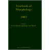 Yearbook of Morphology 2002 door Geert Booij