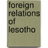 Foreign Relations of Lesotho