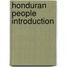 Honduran People Introduction door Not Available