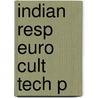 Indian Resp Euro Cult Tech P door Ahsan Jan Qaisar