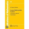 Linear Multivariable Control door W. Murray Wonham