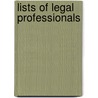 Lists of Legal Professionals door Not Available
