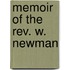 Memoir Of The Rev. W. Newman