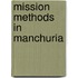 Mission Methods In Manchuria