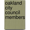 Oakland City Council Members door Not Available
