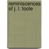 Reminiscences Of J. L. Toole by John Lawrence Toole