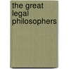 The Great Legal Philosophers door Clarence Morris