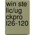 Win Ste Lic/Ug Ckpro L26-120