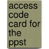 Access Code Card For The Ppst