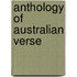 Anthology of Australian Verse
