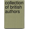 Collection of British Authors door Israel Zangwill
