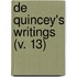De Quincey's Writings (V. 13)