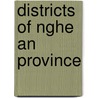 Districts of Nghe an Province by Not Available