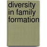 Diversity in Family Formation by Joop de Beer