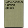 Kothe-Bochner Function Spaces door Pei-Kee Lin