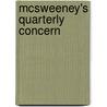 Mcsweeney's Quarterly Concern door Onbekend