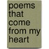 Poems That Come From My Heart