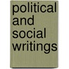 Political And Social Writings by Cornelius Castoriadis