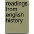Readings From English History