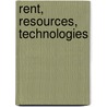 Rent, Resources, Technologies door Fausta Pellizzari