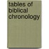 Tables of Biblical Chronology