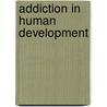 Addiction in Human Development door Phd Msw Wallen Jacqueline