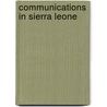 Communications in Sierra Leone door Not Available