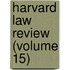 Harvard Law Review (Volume 15)