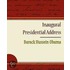 Inaugural Presidential Address