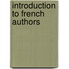 Introduction To French Authors door Alphonse Nans Van Daell