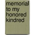 Memorial to My Honored Kindred