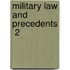 Military Law And Precedents  2