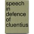 Speech in Defence of Cluentius