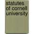 Statutes Of Cornell University