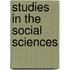 Studies in the Social Sciences