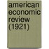 American Economic Review (1921)
