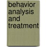 Behavior Analysis and Treatment by Ron Van Houten