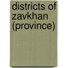 Districts of Zavkhan (Province) door Not Available