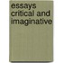Essays Critical And Imaginative