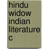Hindu Widow Indian Literature C by Rajul Sogani